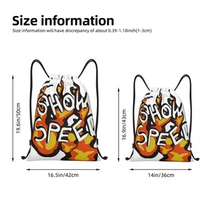 Showspeed Nylon Polyester Lining Drawstring Backpack for Basketball Gym <b>Yoga</b> with Adjustable Strap Unisex - Product Image 3