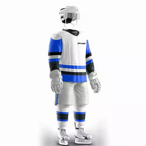 Conjunto de Uniforme de Hockey sobre Hielo Transpirable, Ecológico y Duradero, Jersey y Pantalones Ligeros de Secado Rápido con Costuras Reforzadas para Entrenamiento - Product Image 3