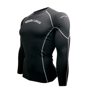 Vente en gros de chemises de compression pour hommes de haute qualité, imprimées et entièrement personnalisées, à séchage rapide et respirantes - Product Image 3