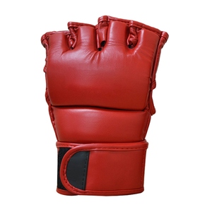 Guantes de MMA al por mayor, resistentes, para grappling, con dedos abiertos, de cuero, personalizables, para entrenamiento y sparring, AI-MG-902 - Product Image 5