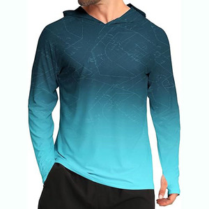 Sudadera con Capucha Impermeable, Transpirable y de Secado Rápido para Pesca, Diseño Personalizado con Sublimación Anti-UV, OEM ODM, en Grandes Cantidades - Product Image 1