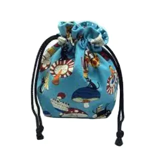 Worth able quality Drawstring bag with canvas cotton and OEM colorful shopping gym gift carrying items inside safely for long