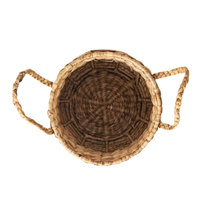 Vietnam Wicker Planter Pot, Handcrafted Water Hyacinth <b>Basket</b> <b>For</b> Indoor Plants & Garden <b>Flower</b> Display, Boho Home Decor - Product Image 3