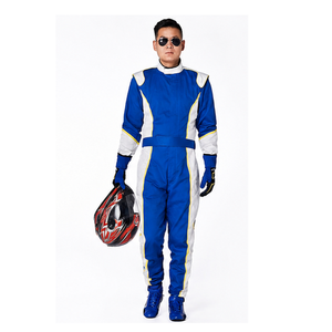 Men's <b>Red</b> White Full Sleeve Flame Resistant Quick Dry Custom Logo Front Racing <b>Suit</b> All Seasons Motorcycle Wear - Product Image 4