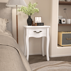 Comodino in Legno con Cassetto per Camera da Letto, Bagno o Soggiorno - Product Image 5