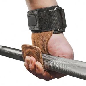 Agarraderas de Cuero Vacuno Personalizadas, Resistentes, Suaves y Fuertes, para Gimnasia, Dominadas, Levantamiento de Pesas, Protección Profesional - Product Image 4