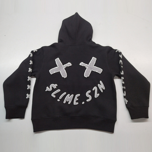 Sudadera con Capucha para Hombre, Estilo Urbano, Personalizada, de Felpa Francesa, con Estampado, Lavado Ácido, Desgastada, Talla Grande, Casual, Venta al Por Mayor - Product Image 2