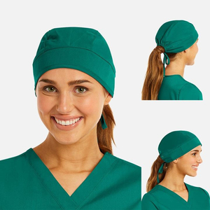 Soft Fabric <b>Scrub</b> <b>Caps</b> For Healthcare Workers Surgeons And Nurses Breathable Adjustable Customized Material Sized Wholesale - Product Image 5