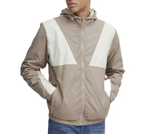 OEM Custom Logo 100% Vintage Polyester Zip Up Lightweight Sport Windbreaker <b>Jacket</b> for <b>Men</b> - Product Image 1