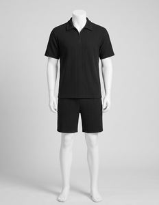 2026 Micah Corporation Men’s Summer Premium Performance Knit Paisley Print Shirt and <b>Shorts</b> Breathable - Product Image 4