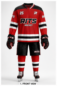 Uniforme de Hockey sobre Hielo de Calidad Superior, Personalizable, Transpirable, de Secado Rápido, 100% Poliéster, Nuevo Modelo, Servicio OEM - Product Image 1