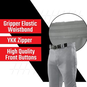 Prix de gros, pantalon de baseball d'hiver pour hommes fabriqué sur mesure au Pakistan, 100% polyester, impression par sublimation, pantalon de sport de baseball unisexe - Product Image 2