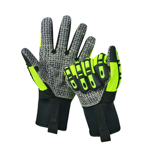 Gants de sécurité antidérapants à doigts entiers avec motif à pois et revêtement en polyuréthane pour activités de plein air unisexe - Product Image 3