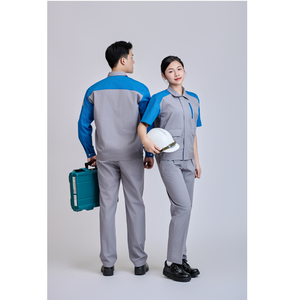 Chemise à manches longues bleu ciel gris en tissu TC durable, confortable, infroissable, résistante aux déchirures, lavable, respirante, haute visibilité pour hommes FMF - Product Image 3