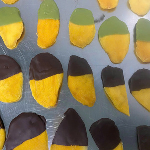 Mango Dried Fruit Coated <b>Chocolate</b> Sliced Juicy Dried Mango Black <b>Chocolate</b> Gift Packing - Product Image 5