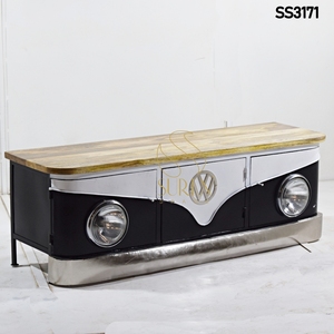 Truck Style Metal Seating Display Unit <b>by</b> SUREN SPACE (Model SS3171) Indian Designer for Hotel & Restaurant - Product Image 1