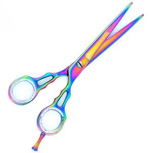 Ciseaux de coiffure professionnels Morje Surgical en acier inoxydable 4Cr13, manche moyen, lame tranchante, pour droitiers, légers - Product Image 3