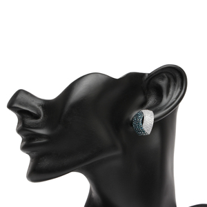 2.20 Cttw Brown Diamond <b>Stud</b> <b>Earrings</b> 925 Sterling <b>Silver</b>, Round Cut Natural Diamond <b>Earrings</b> for Women, Push Back - Product Image 2