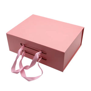 Luxury Foldable Magnetic Gift <b>Boxes</b> Ribbon Custom <b>Paper</b> Packing Solution for <b>Storage</b> Sponge Lining Matt Lamination Free Sample - Product Image 5