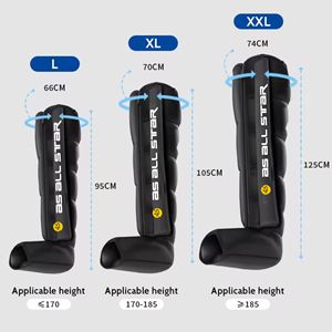 Leg Massager 6-Chamber Air Compression USB Rechargeable Timing Control Recovery BootsAS ALL <b>STAR</b> - Product Image 4