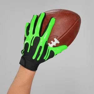 Gants de football américain sur mesure pour hommes, haute adhérence, antidérapants, de qualité supérieure, pour l'entraînement sportif. - Product Image 5