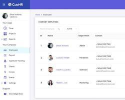 Plateforme de gestion des employés pour gérer efficacement le personnel, la présence, la paie, les performances, les tâches, les absences et les dossiers des employés. - Product Image 4