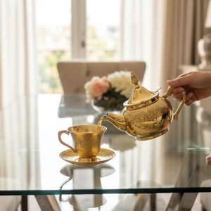 Traditional Handcrafted Brass <b>Tea</b> <b>Kettle</b> Antique Style Water Pot for Home Kitchen & Gifting At Wholesale Export Global Price - Product Image 5