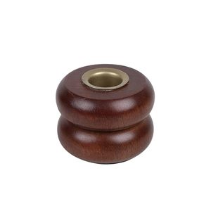 Handmade Round Wooden Bakhoor Burner <b>Candle</b> <b>Holder</b> Matte Decorative Incense <b>Holder</b> for Home Wedding Easter Decor - Product Image 1