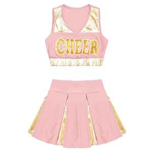Uniformes Deportivos Personalizados al por Mayor, Diseño Moderno y Elegante para Equipos, Uniformes de Animadoras para Mujer, Tela Resistente y Cómoda, OEM - Product Image 2