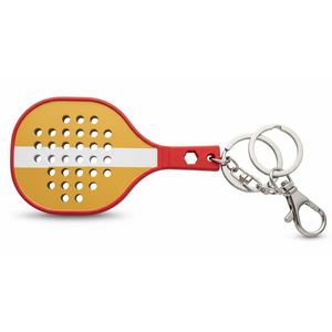Porte-clés personnalisable en caoutchouc pour raquettes de tennis et de padel, avec logo sur mesure, matériau durable, taille personnalisée pour événements promotionnels - Product Image 4