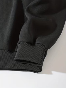Custom Cartoon <b>Bear</b> Printed Oversized Hooded Sweatshirt Men Winter Knitted Regular Sleeve 100% Cotton Front Logo ODM Heavyweight - Product Image 3
