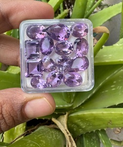 Lote de Amatistas Africanas Naturales de Calidad AAA, Corte Esmeralda, Corte Brillante, Gemas Sueltas Facetadas, Iridiscentes, Venta al Por Mayor - Product Image 3
