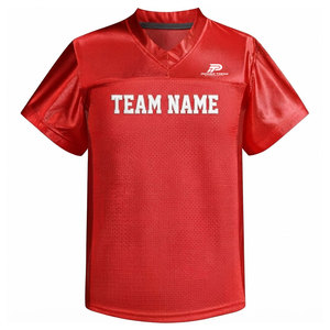 Manufacturer Custom <b>Mesh</b> Football Jersey Sublimation Printed Sports Shirt With Team Name Number And Logo Printing - Product Image 1