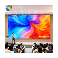 Layar LED Slim AI Display untuk Video Wall Dalam Ruangan P1.2/P1.25/P1.53/P1.86/P2/P2.5 7680Hz 800cd/m Kecerahan Tinggi 4K Tanpa Sambungan