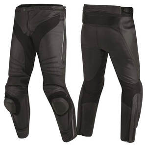 Pantalon en cuir respirant pour moto avec logo personnalisé pour homme |   Équipement d'équitation d'hiver grande taille, séchage rapide, coupe confortable, OEM - Product Image 1