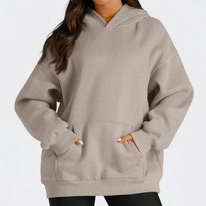 Venta de Fábrica al por Mayor, Sudaderas Personalizadas para Mujer, Cómodas, de Invierno, Estilo Urbano, con Cierre Completo, 100% Algodón - Product Image 4