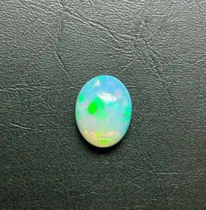 Opale naturelle d'Éthiopie Welo, pierre précieuse ovale multicolore, pierre précieuse lâche à jeu de couleurs, pour la fabrication de bijoux fins, bagues et pendentifs - Product Image 4
