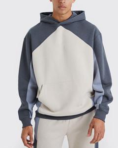 Custom 100% Cotton Heavyweight Fleece Streetwear <b>Joggers</b> for Men <b>Oversized</b> Fit Sportswear Panel Tracksuit Urban Fashion Outfit - Product Image 5