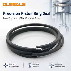 Guarnizione Anello Pistone di Precisione per Compressori Industriali, Basso Attrito, Fornitura di Ricambio OEM su Misura - Product Image 1