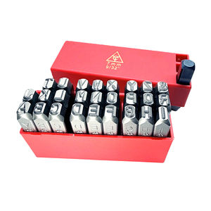 Jeu de poinçons métalliques industriels CR-V de 7 mm – Outil de poinçonnage robuste de 27 pièces pour alphabet britannique OEM/ODM - Product Image 1