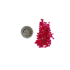 Rubis de Birmanie naturels non traités, carrés calibrés de 4 mm, pierres précieuses de rubis naturelles facettées pour la fabrication de bijoux, prêtes à l'emploi - Product Image 1