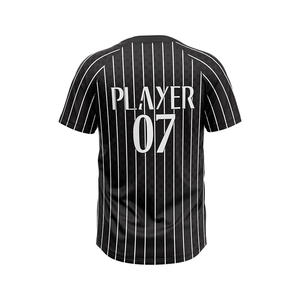 Camisetas de Béisbol Personalizadas de Talla Grande con 2 Botones, Logotipo Impreso por Sublimación, Alta Calidad, Absorción de Humedad, 100% Poliéster - Product Image 5