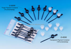 ภาชนะบรรจุเม็ดสีพร้อมอุปกรณ์แต่งหน้าถาวรแบบฟองน้ํา - Product Image 3