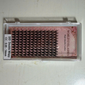 ขนตาปลอม NHU Y ทำมือจากเส้นใยสังเคราะห์หลากหลายแบบ รวมถึงแบบเส้นบาง แบบคู่ และแบบกลุ่มดอกคามิเลีย ความหนา 0.05/0.07 ผลิตในเวียดนาม - Product Image 6