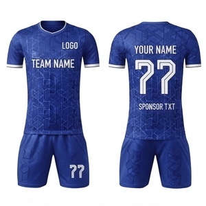 Uniforme de Fútbol de Alta Calidad para Hombre, Nuevo Diseño, Uniforme de Fútbol para Equipos, Ropa Deportiva, Conjunto de Equipo, Pantalones Cortos de Malla - Product Image 1
