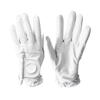 Gant de golf unisexe en cuir véritable, couleur personnalisée, antidérapant, respirant, avec boucle pour la main gauche, pour les sports de plein air