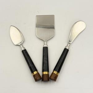 Cuchillo para Queso con Mango de Resina Hecho a Mano, Plateado, de Larga Duración, Venta al por Mayor Directa de Fábrica, Sets de Queso, Esparcidor de Queso - Product Image 2