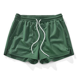 Running Shorts Men's Fitness Gym Training Sports Shorts Quick Dry Workout Gym Sports Joggers Double <b>Layer</b> Summer Shorts For Men - Product Image 2