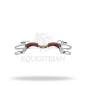 Mors à rênes en cuir Pelham pour l'entraînement et le contrôle équestre - Product Image 3