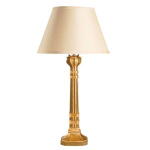 Lampe de table traditionnelle en bois avec abat-jour en tissu blanc cassé, base E26, commande par interrupteur, décorative pour salon - Product Image 6